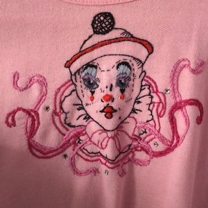Vintage Clown Sweater